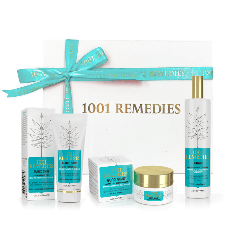 Pampering Gift Set | Room Spray, Sleep Aid, Acne Treatment - 1001 Remedies