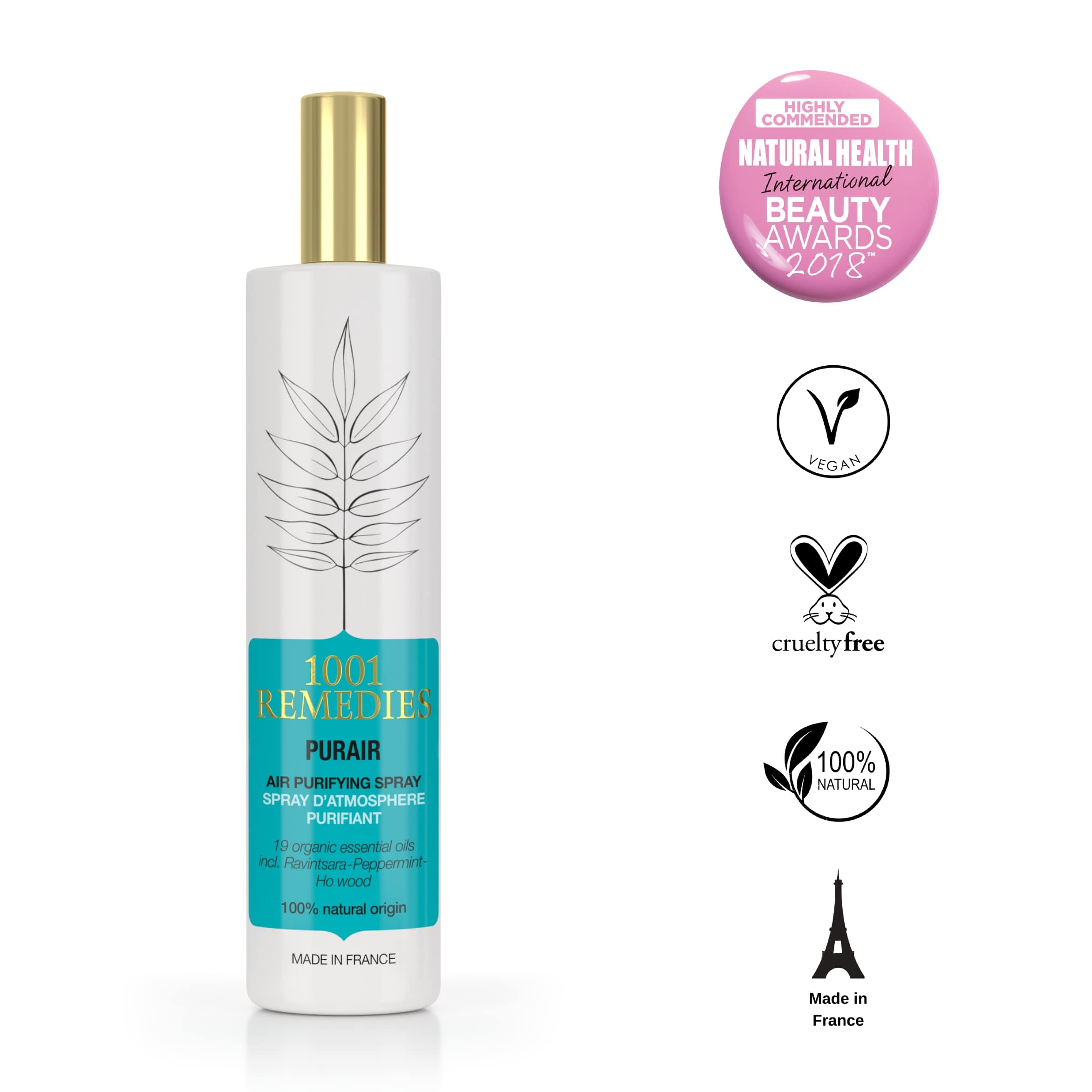 Room Spray 100ml | Organic & Vegan - 1001 Remedies